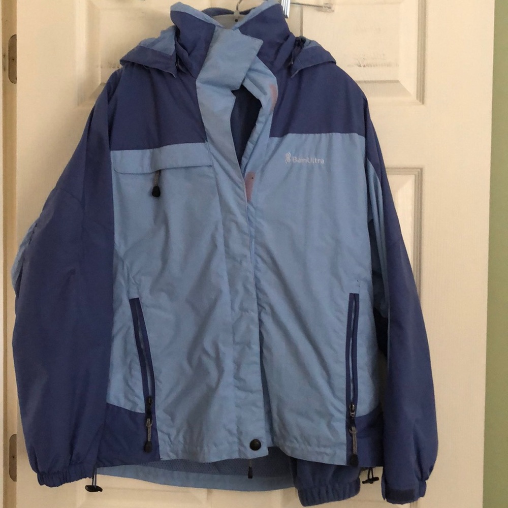Blue winter coat